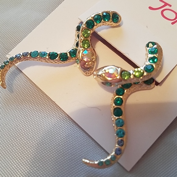 Betsey johnson snake earrings nwt nib - Picture 3 of 6
